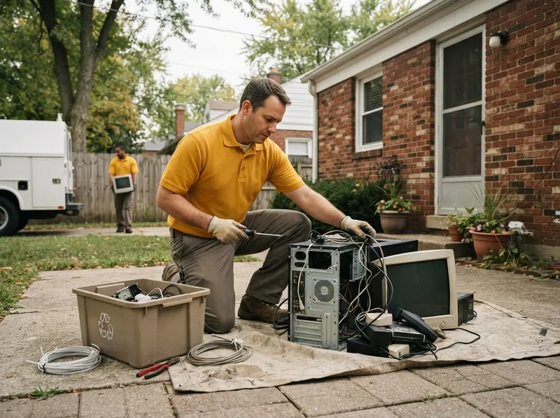Electronic Waste (E-Waste) Batch Removal in Cleveland, OH